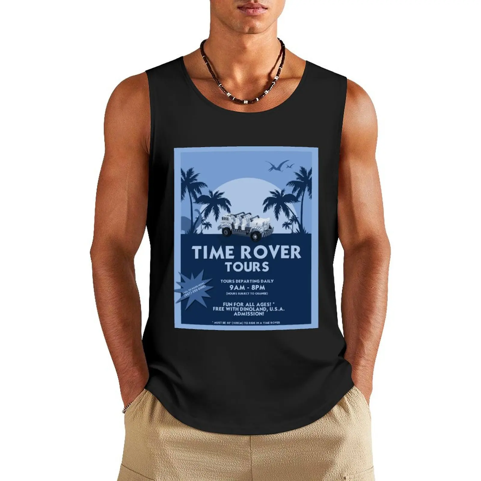 

Time Rover Tours Tank Top gym top anime t-shirts Sleeveless top Gym wear