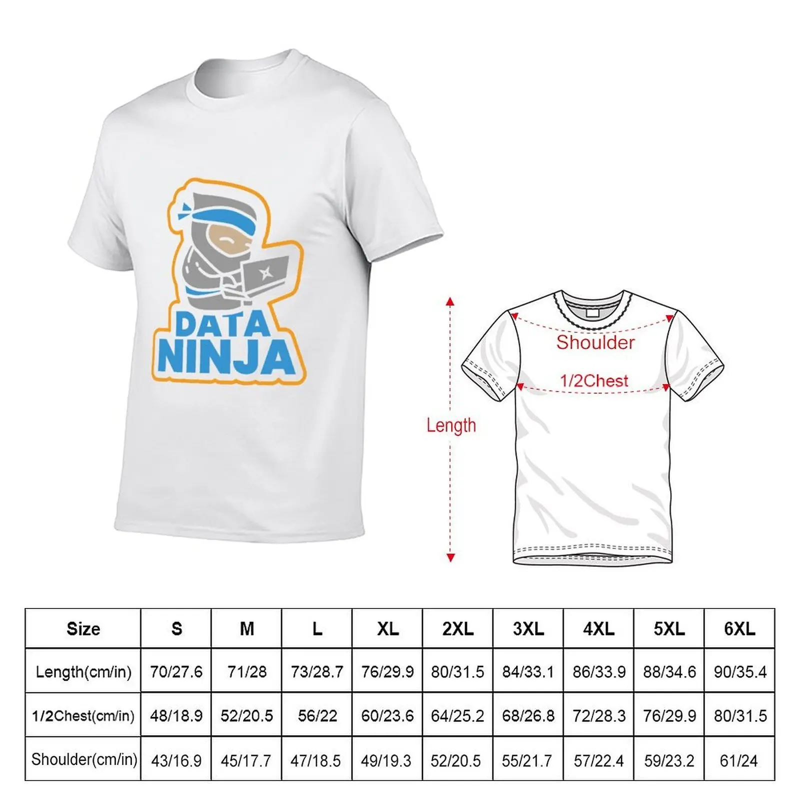 Data Analyst, Data Ninja T-Shirt t shirts for man pack cotton man t shirt cotton t shirt man cotton T-Shirt