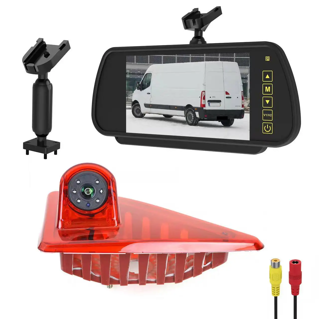 

Car Rear View Camera Reverse High Brake Light Parking Night-Vision for Opel Movano/Vauxhall Movano Nissan 7 inch rear view