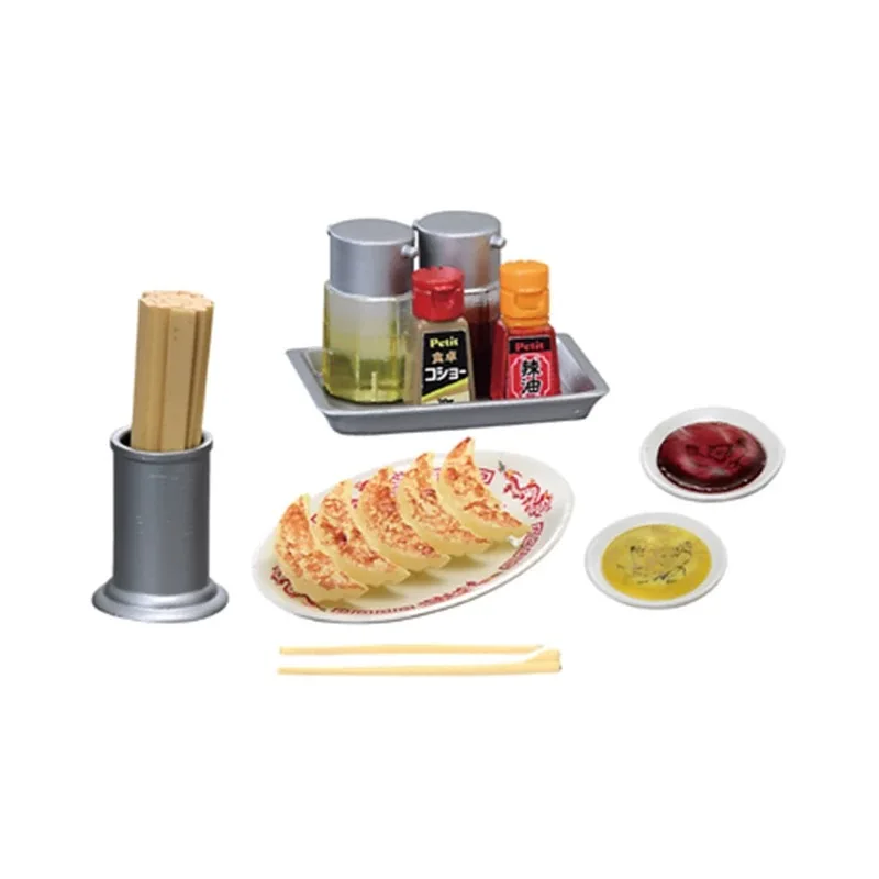 Rement escena en miniatura restaurante chino decoraciones de escritorio caja ciega arroz frito fideos fríos comercial juguetes coleccionables