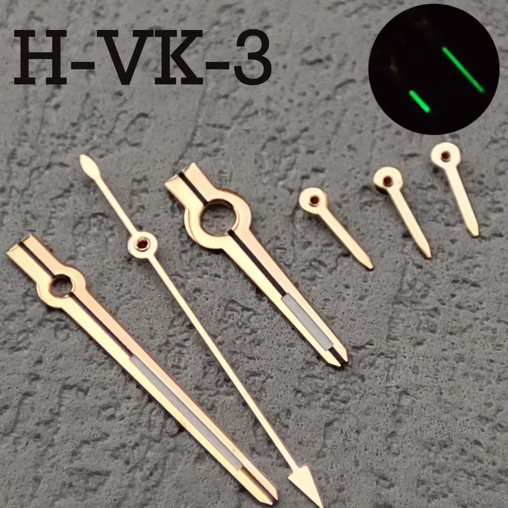 남자 시계 VK63 손 VK63 시계 포인터 빛나는 무지개 포인터 다이얼 29.5MM 시계 액세서리 부품