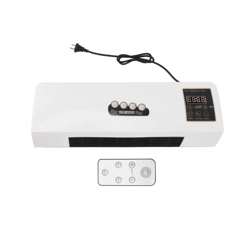 Wall-Mounted Heater Home Bathroom Warm Cool Fan PTC Fast Heating 6H Timer Smart Temperature Control Remote Operation  Low-Noise - view 6