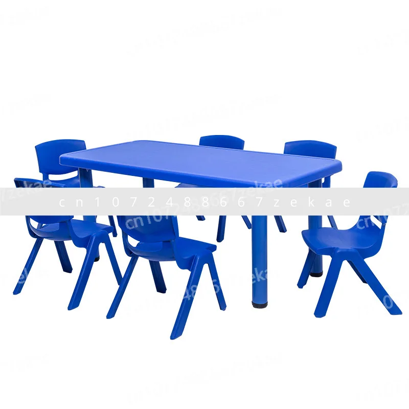 

Household Plastic Tables, Study Tables, Rectangular Kindergarten Tables and Chairs, Children's Table Sets