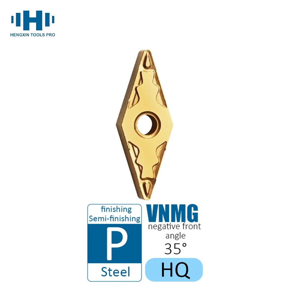 

HENGXIN Tungsten Carbide Inserts VNMG160404 VNMG160408 VNMG160412 HQ VNMG HQ External Turning Tools Cutting Tools VNMG CNC Lathe