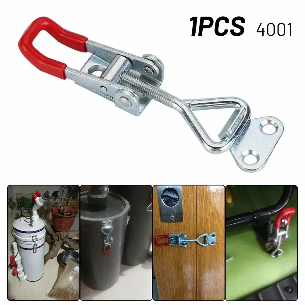 1PC Toggle Latch Catch Toggle Clamp Adjustable Cabinet Boxes Lever Handle Lock Hasp For Sliding Door Furniture Hardware NEW