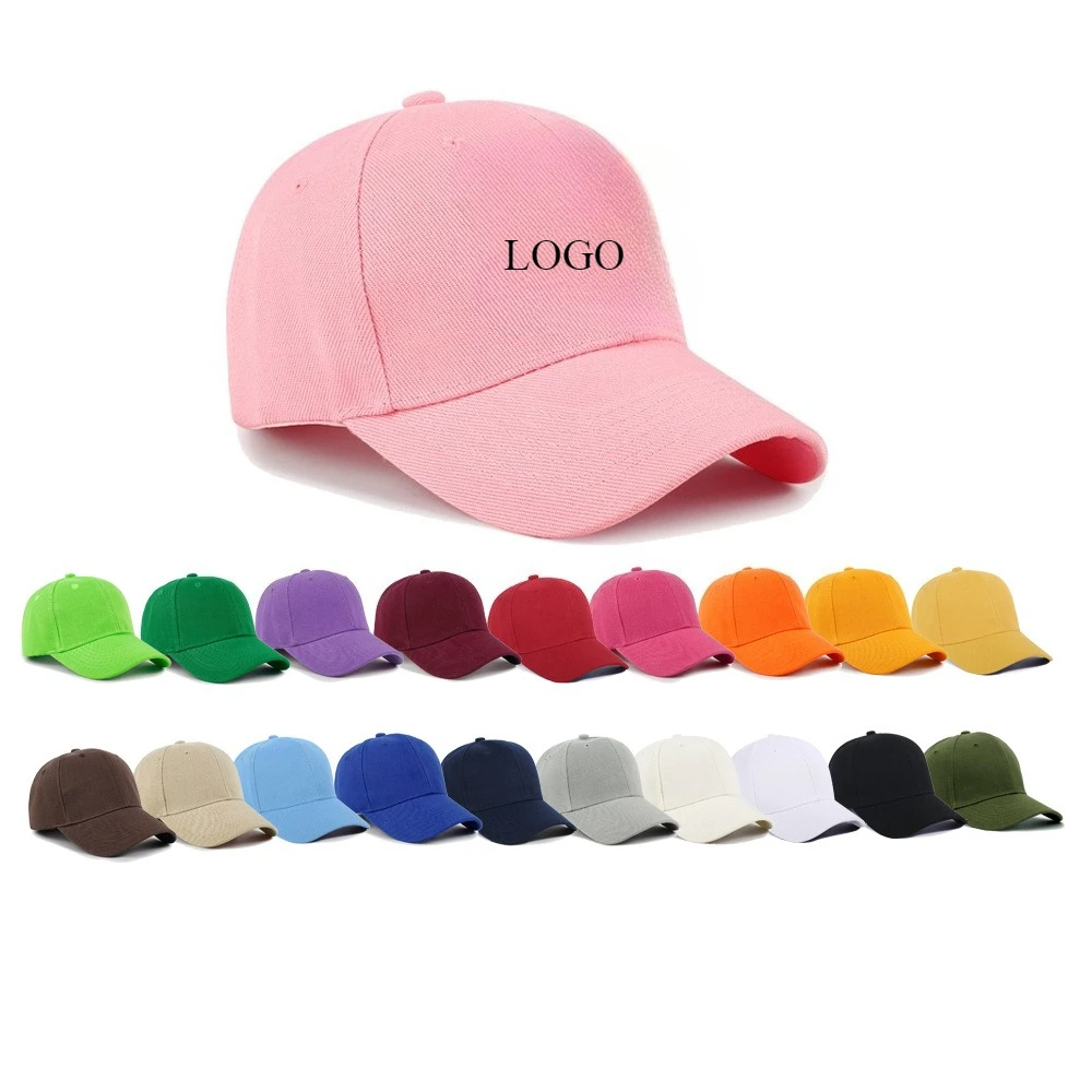 

Children's Six-piece Mao Qing Baseball Cap Sun Hat Printed LOGO Kindergarten Students Hats Kids Summer Hat Wholesale