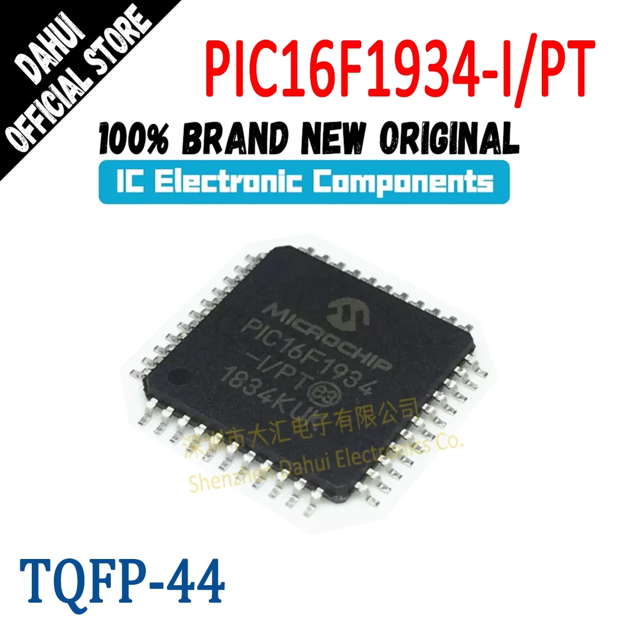 

PIC16F1934-I/PT Pic16f1934 Embedded Microcontroller TQFP44 MCU Ic Chip Quality Brand New