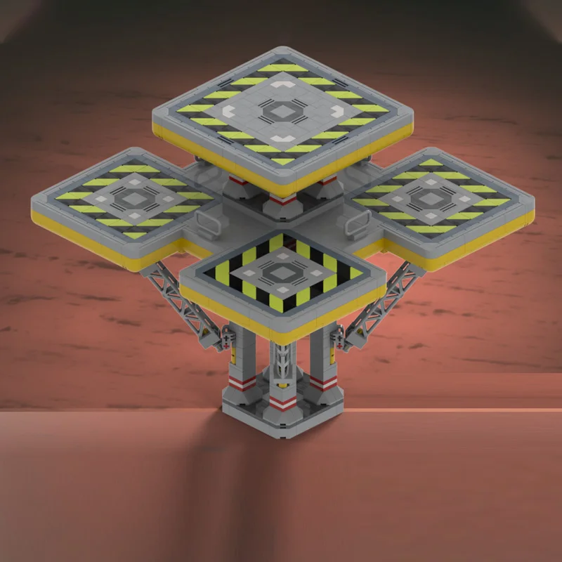 نموذج التحتية الأساسية للفضاء MOC قوالب بناء معدات الحرب وحدات التكنولوجيا الهدايا عطلة تجميع ألعاب أطفال البدلة #2