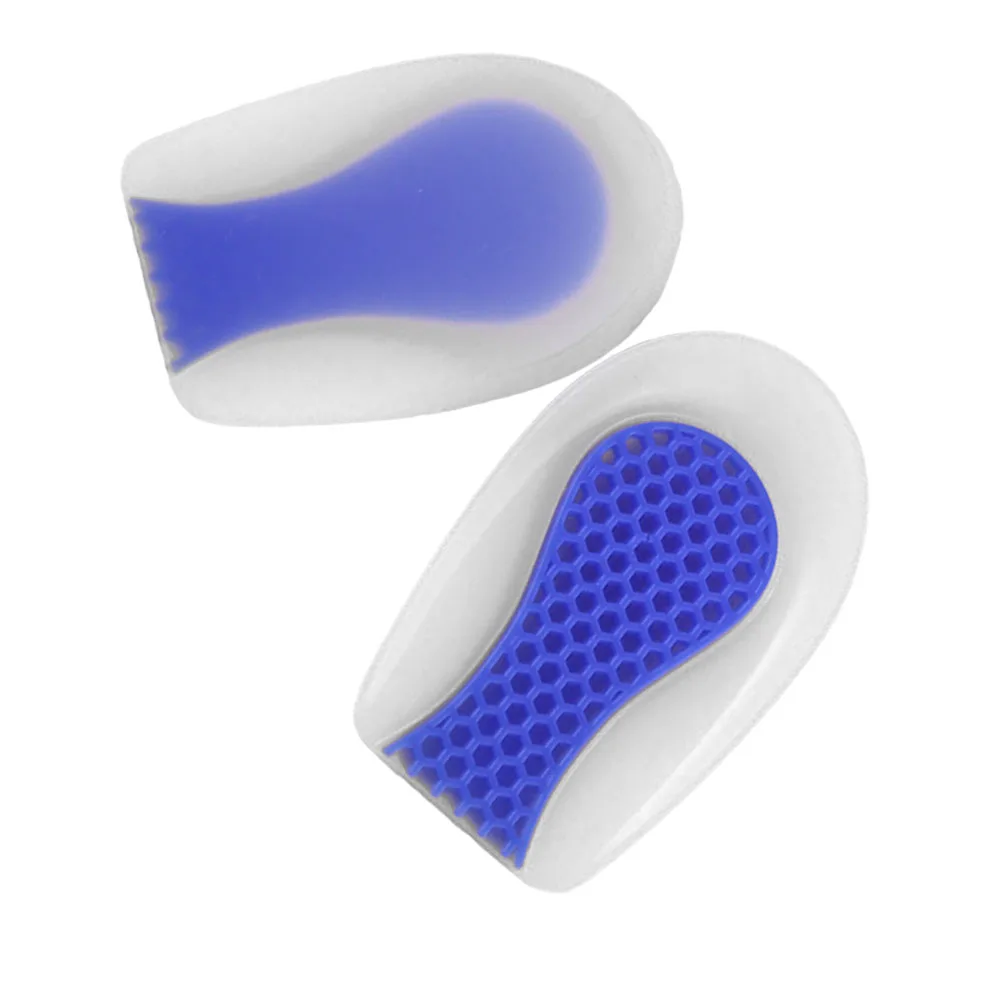 

Silicone Heel Pad Orthopedic Insoles for The Feet Pads Spur and Fascitis Foot Shoe Replacement Fillers Shoes Comfort Half Gel