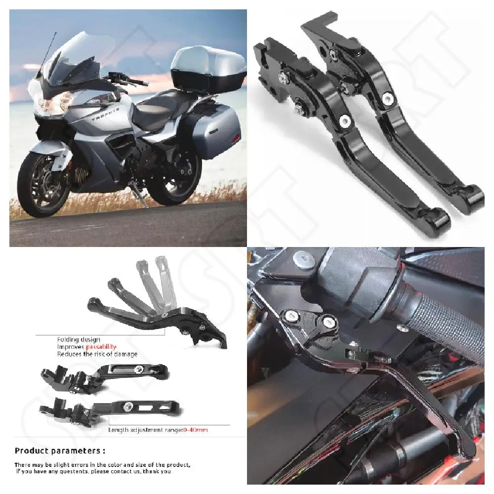 

Fits for Triumph Trophy SE 2013 2014 2015 2016 2017 Motorcycle Accessories Adjustable Folding Extendable Brake Clutch Levers Kit