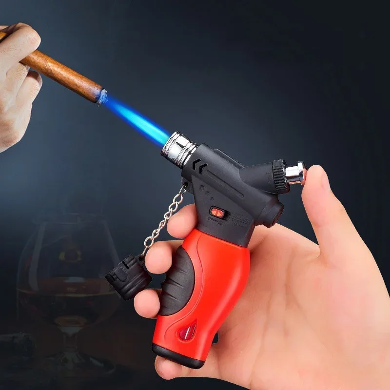 Lighters Smoking accessories Fire Metal Jet Gas Cigar Cigarette Powerful Jet Flame Torch Lighte Pipe Lighter for Man Gift（NOGAS