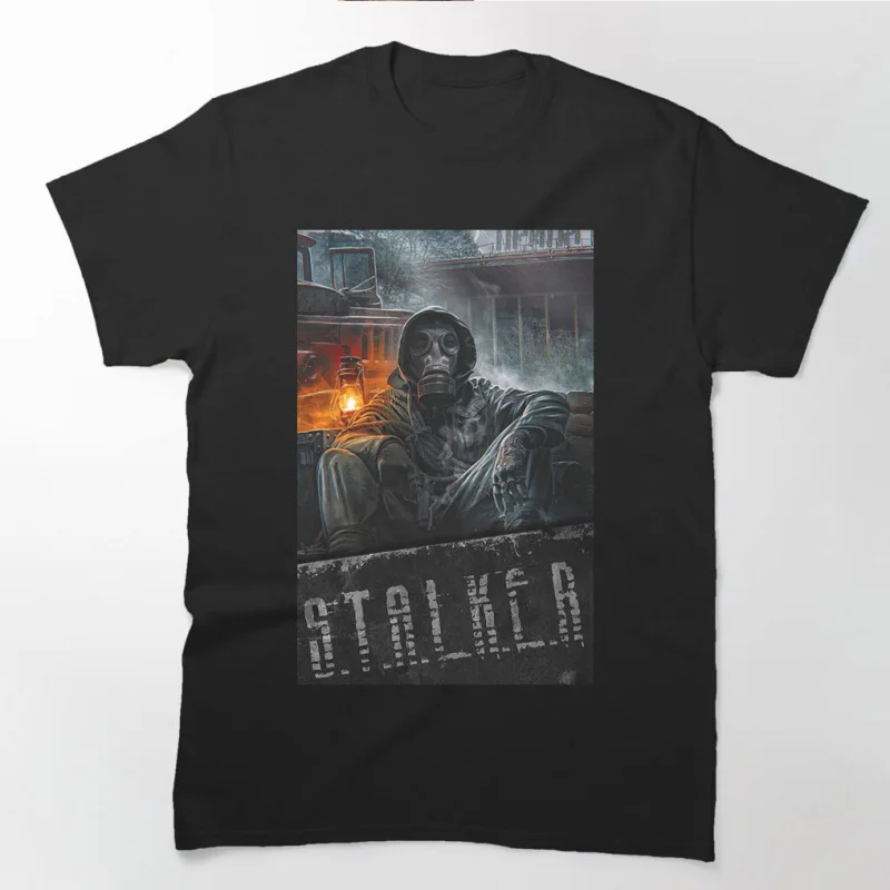 

S.T.A.L.K.E.R. 2 Shadow of chernobyl 0813 Danger exclusion zone gift t shirt Videogame Stalker Graphic Clothes All size Tops