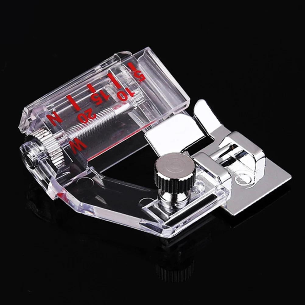 

2 PCS Sewing Machine Presser Foot Easy to Use Feet Rolled for Lightweight Fabric Tools