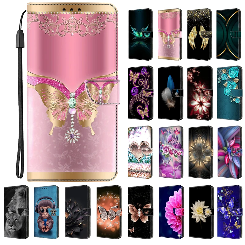 A15 Phone Case For Samsung Galaxy A15 LTE 4G A 15 5G SM-A156B A155F A156E Leather Cases Magnetic Flip Stand Cute Wallet Cover