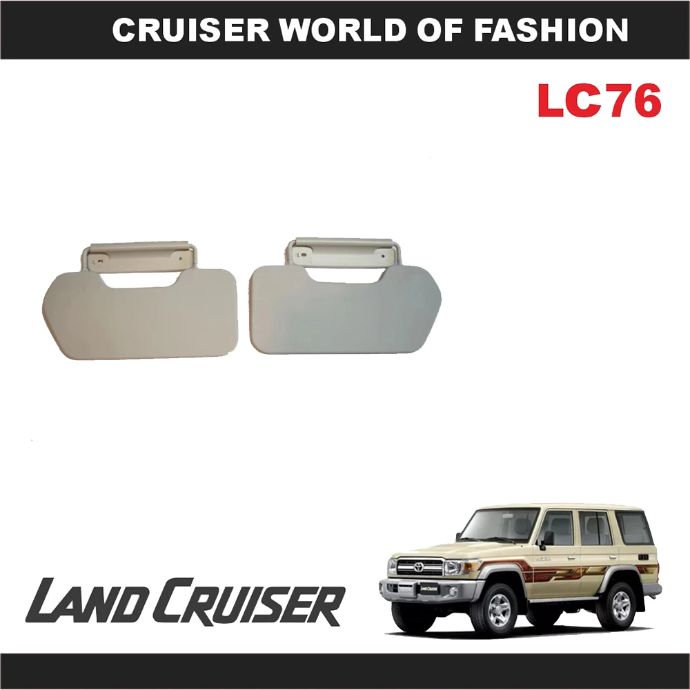 Sun Visors For Toyota LC76 Land Cruiser Original Car Accessories 70 Series FJ70 Land Cruiser Side Sun Visors