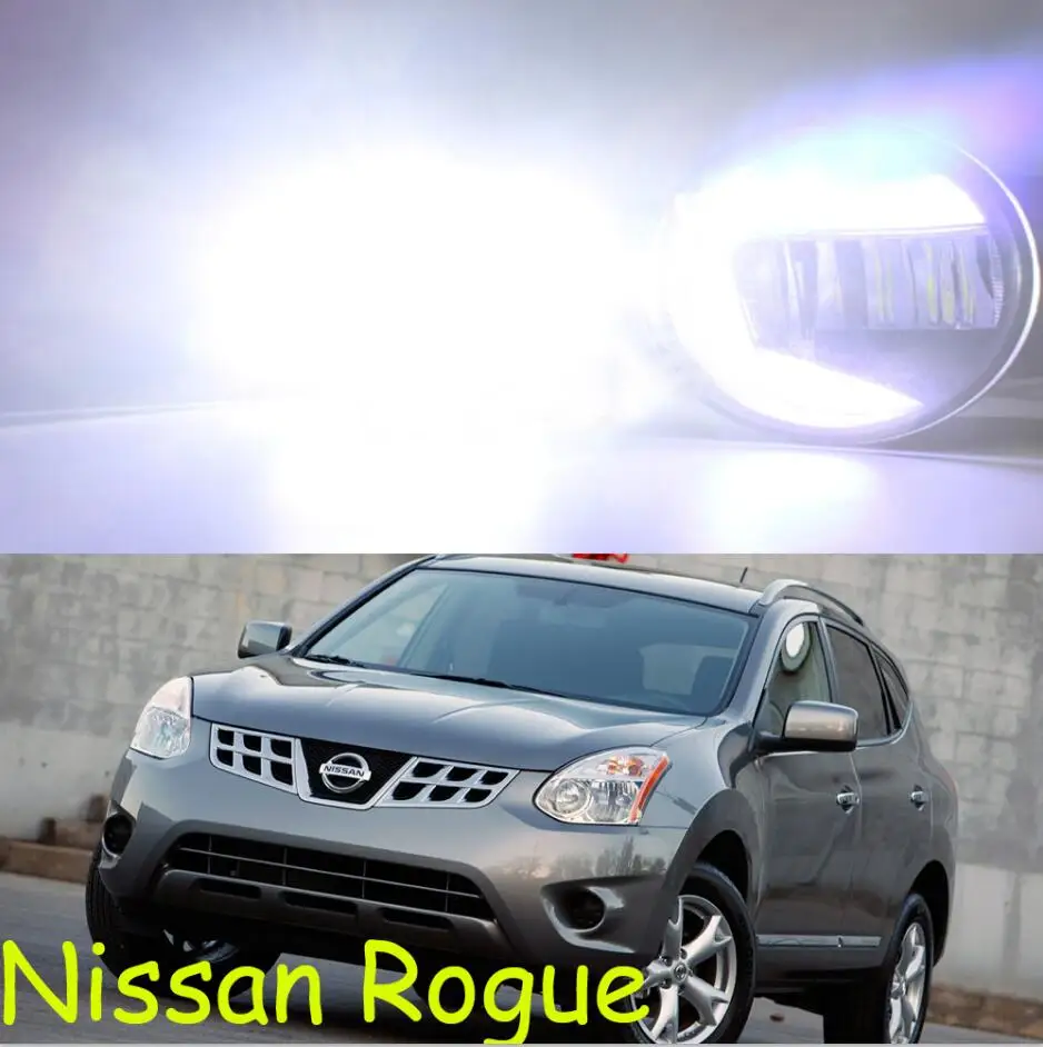 Car Bumper Lamp For Headlight Rogue Daytime Light LED Car Accessories Daylamp For Quest Titan Fog Lamp