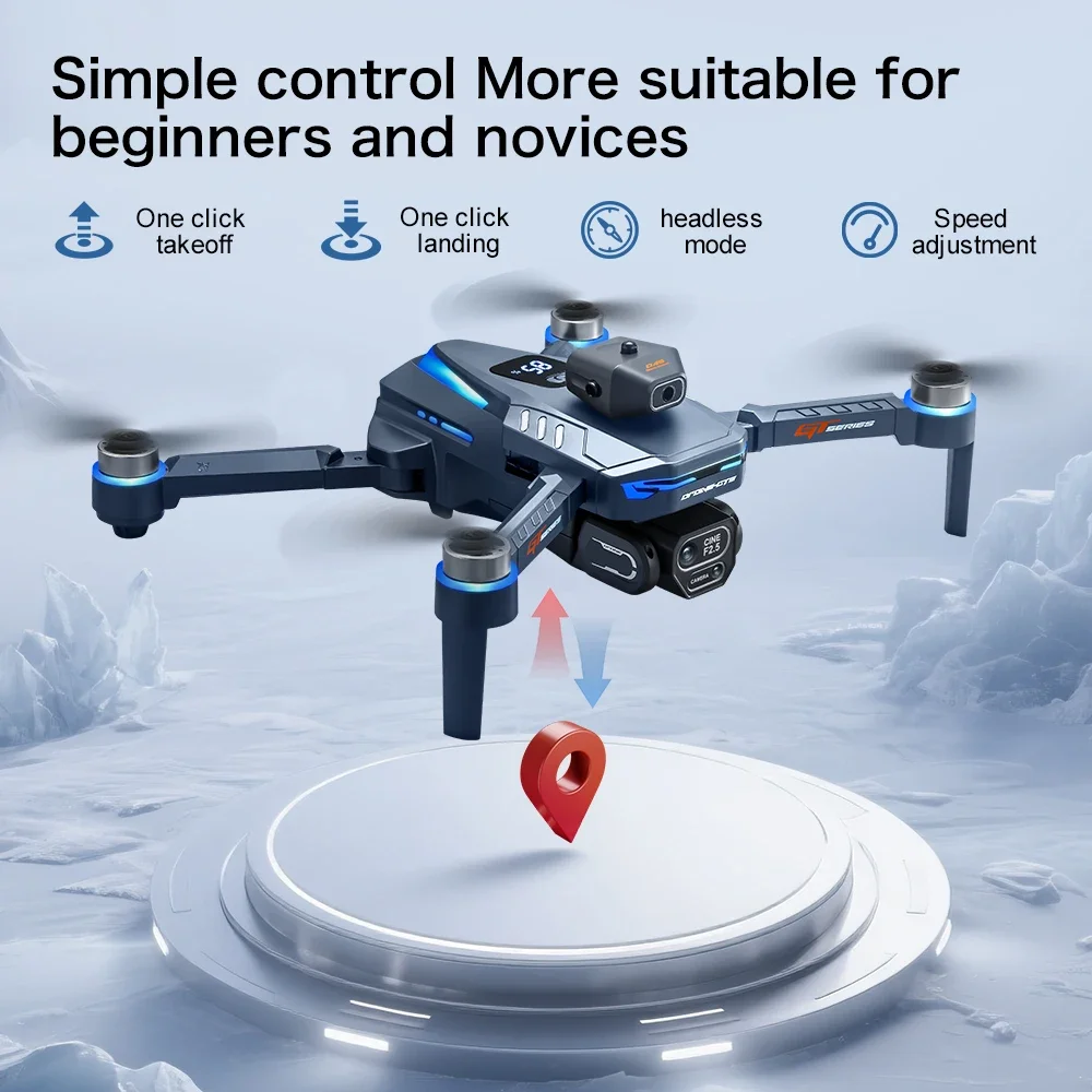 Xiaomi Mijia GT8 FPV Дрон Профессиональный 8K HD три камеры 5G Wi-Fi Бесщеточный двигатель Аэрофотосъемка Оптический поток RC Квадрокоптер
