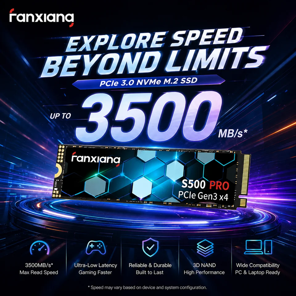 k*5様 Fanxiang S500 Pro 2TB NVMe SSD FanXiang S500 Pro SSD: Fast PCIe 3.0 NVMe Storage