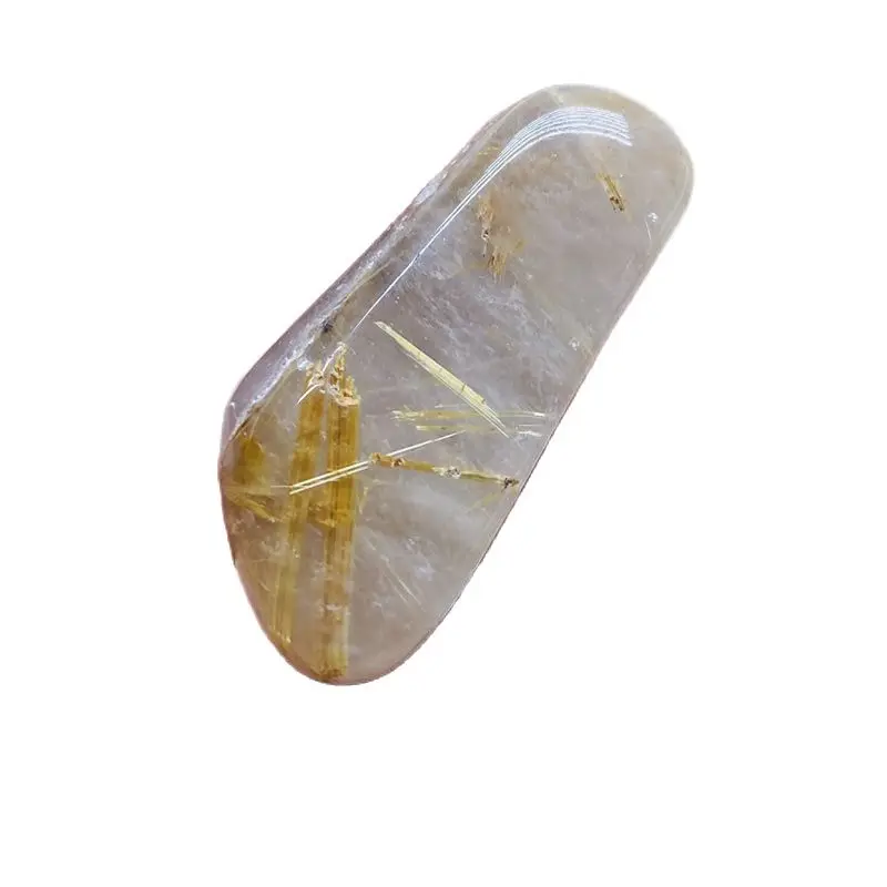 witchcraft stons High Quality Natural Crystals Golden Rutile  Polished  Energy Healing Crafts Desk Reiki Home Decorations Room