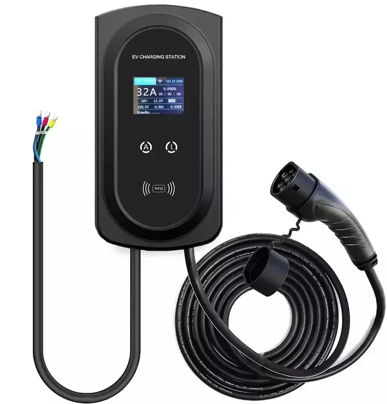 EV Car Charger Factory Manufacturer Type 2 32A 7kw 11KW 22kw Wallbox Fast Electric Charging Station for ID4 ID6 Chinese Car