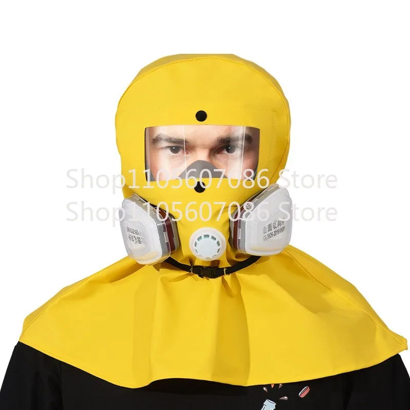 Harvester Dust Mask Mask Industrial Dust Electric Blower Full Face Protective Hood Fan Oxygen Ventilation