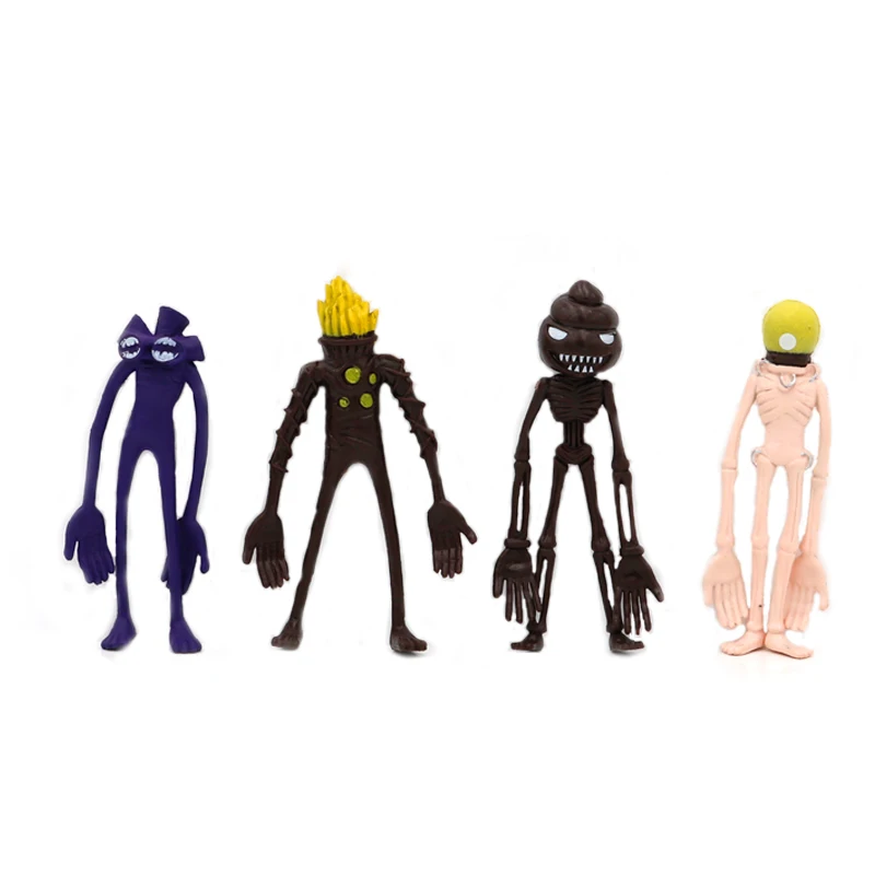 8 pz/set creativo Anime Scp testa di sirena figura giocattolo Horror modello di testa di sirena scultura di bambola spaventoso da collezione giochi per bambini regali