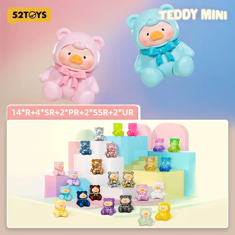 

52TOYS LuLu the Piggy - Teddy MINI (Blind Bag), Mystery Box, mini cute Figure, car decoration, random
