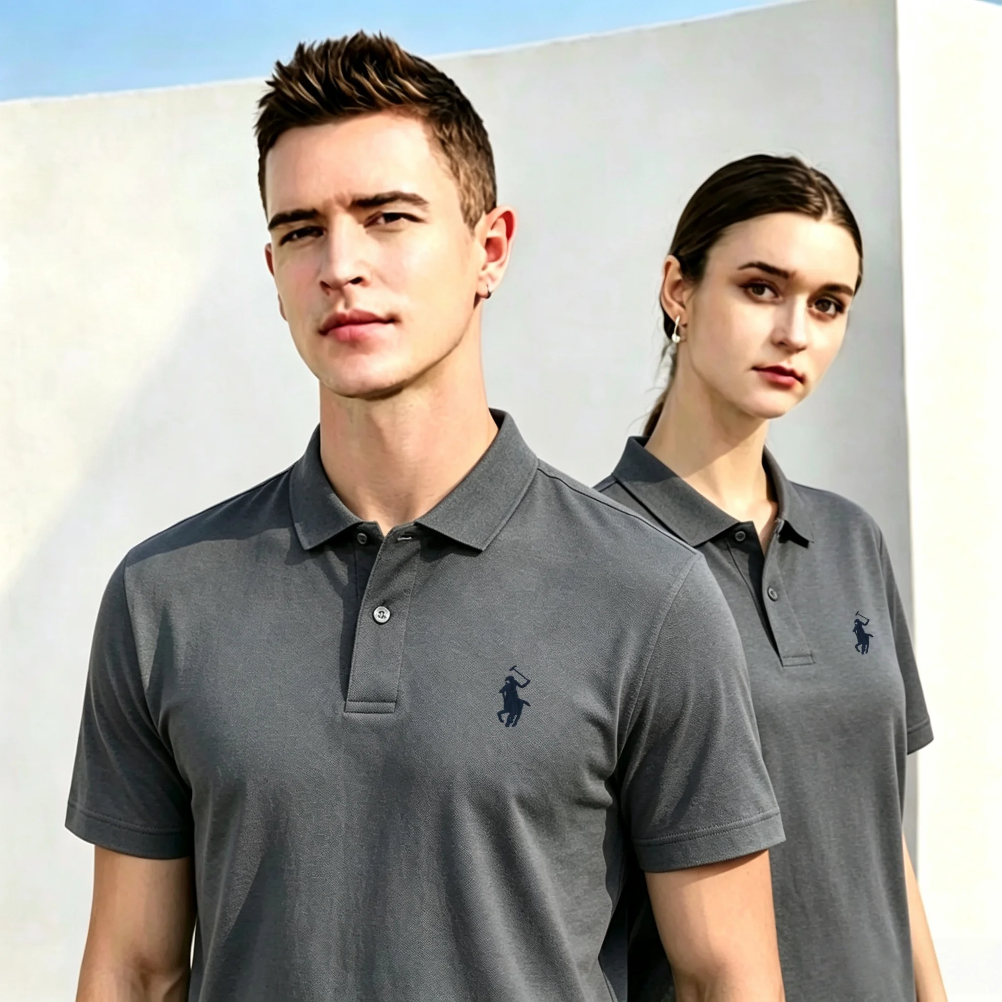 Polo homme 100 % coton pur, ma - Men'S Fashion Logo avis et prix
