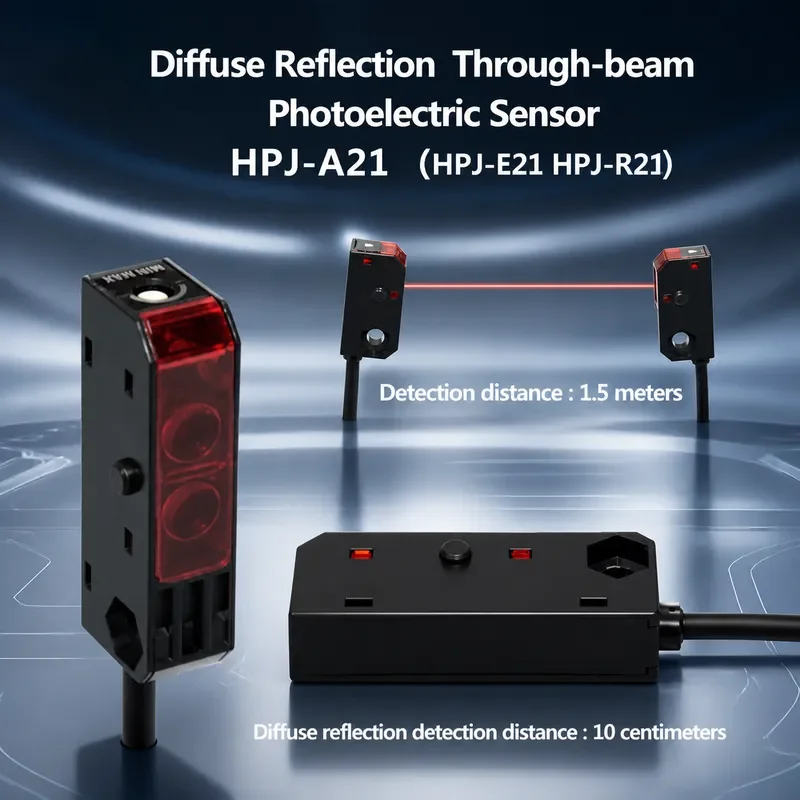 Small Square Photoelectric Switch Sensor HPJ-A21-T21-R21-E21 Diffuse Reflection Infrared Induction