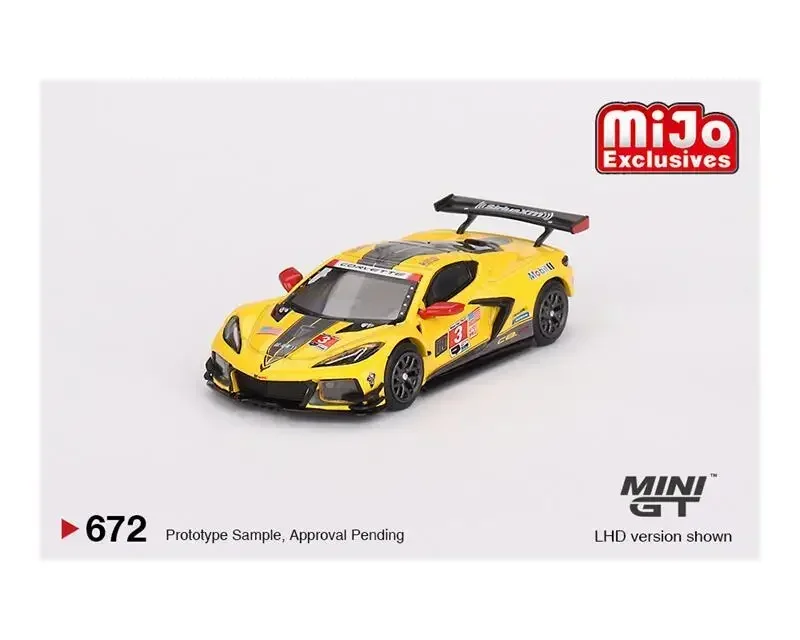 MINI GT 1:64 Chevroler Racing C8.R Racing Transporter Set Model Car