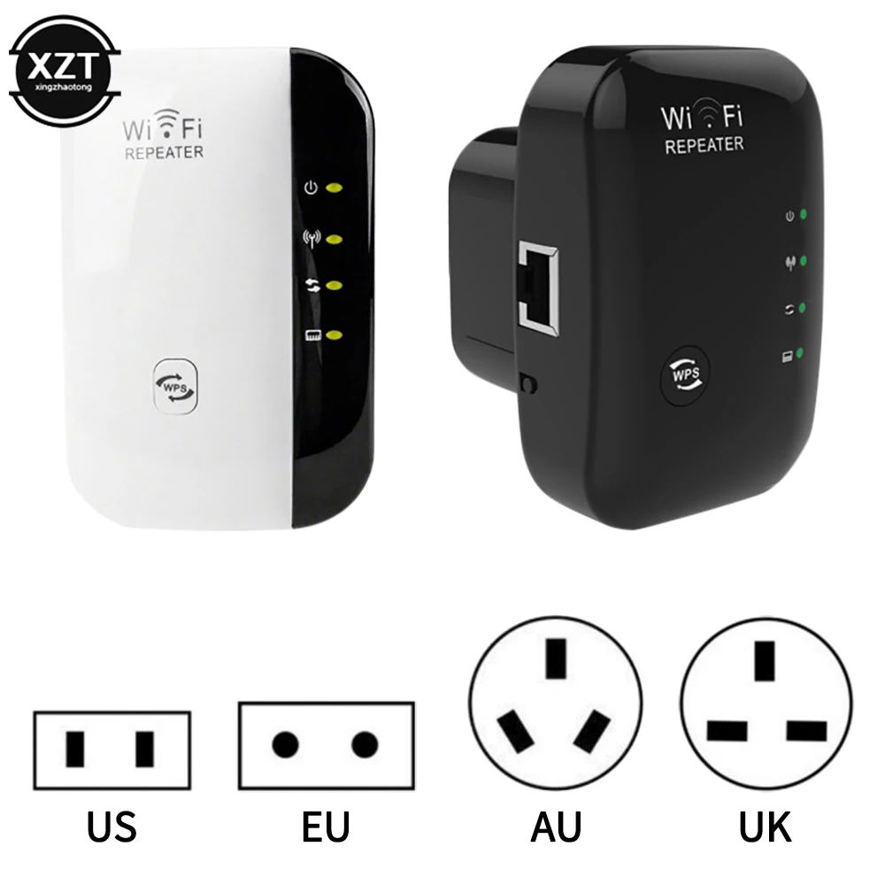 300Mbps ตัวขยายสัญญาณ WiFi ไร้สายเราเตอร์อินเตอร์เน็ตไร้สายเครื่องขยายสัญญาณ WiFi boosters เครื่องขยายสัญญาณเครือข่าย repeater AP WPS เข้ารหัส