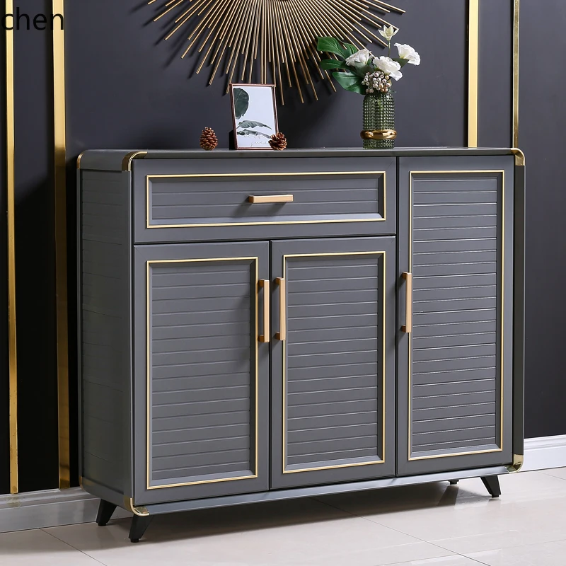 ZML all-aluminum alloy shoe cabinet door large-capacity locker simple modern outdoor balcony waterproof and sunscreen