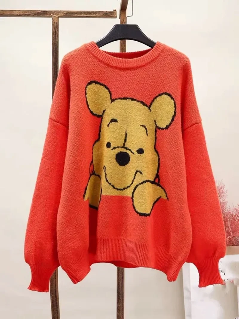 Disney Piggy Cartoon Hoodies for Women Korean Sweatshirts Coat Female Autumn and Winter  Anime Hoodie Thicken Kawaii Winter Tops