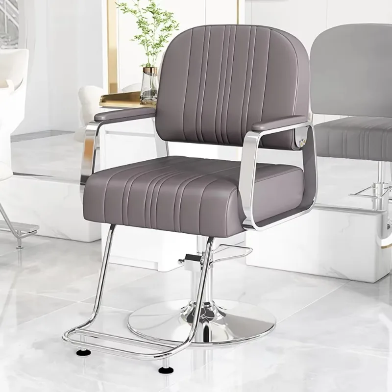 Ästhetischer einfacher Friseurstuhl, luxuriöser, trendiger, personalisierter, moderner Friseurstuhl, bequemer Salon-Kapperstoel-Haarmöbel