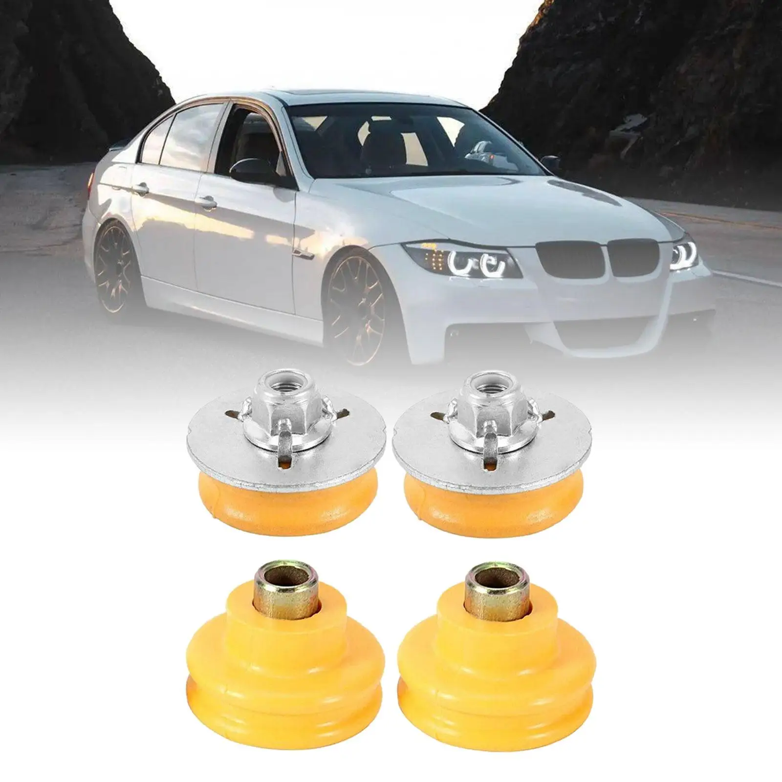 Rear Shock Mounts Set Replaces High Performance Spare Parts 33506771738 Suspension Strut Repair Kit for BMW E90 E92 E82 E87