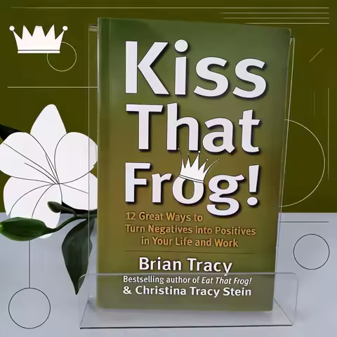 Kiss That Frog!: Brian Tracy’s Self-Help Book To Turn Negatives Into Positives in Life & Work