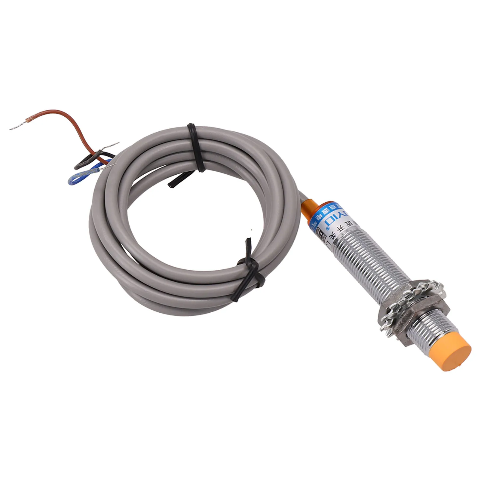 

Бесконтактный датчик приближения, 1 шт., мА, цилиндрическое обнаружение, индуктивный эритроиндикатор, переключатель PNP