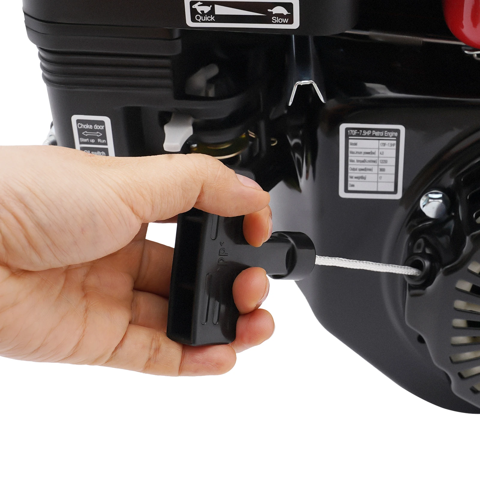 GX200 4000 W 7,5 PS 4-Takt-Benzinmotor, Standmotor, UL-Start, Mehrzweck-Luftkühlsystem, Benzinmotor – Detail 10