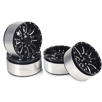 1:10 Off Road Tire 2.2in Alloy Wheel Hub For YIKONG YK4082 4012 4014 TRX4 CNC Carved Upgraded Parts