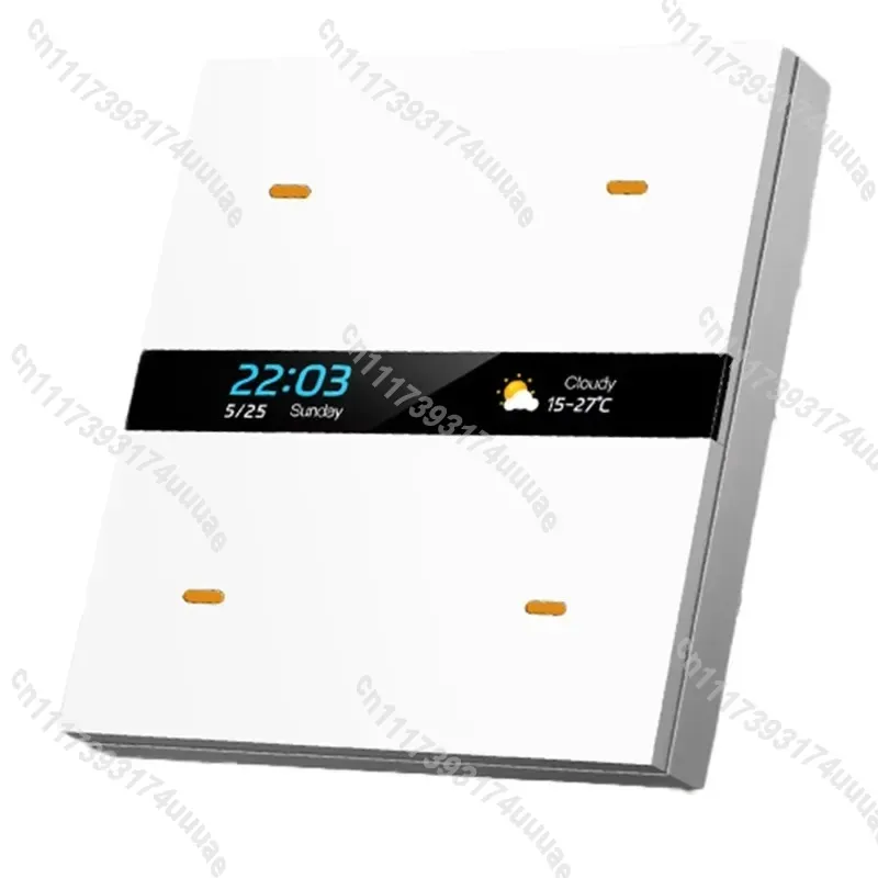 RS485 Smart Scene Switch 86 Type Wall Panel Controller for Smart Light and Socket Automation Home System