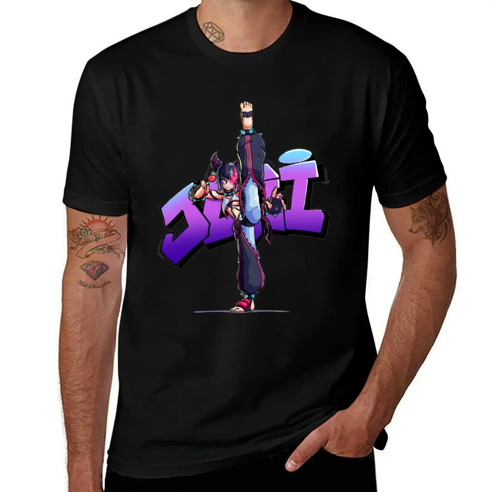 Han Juri T-Shirt Active Wear Sports for Men T-Shirt