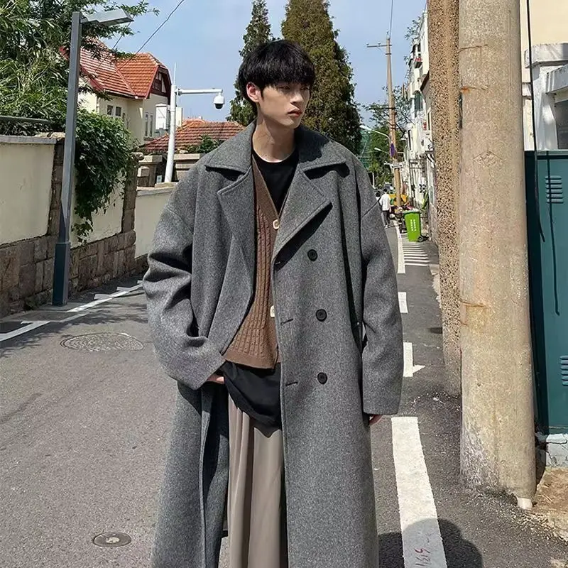 

Wool Blend Coat Half Mens Brocade Fabric Material Textile Stuff Substance Matter Medium Means Manner Mode Way Fashion Ins