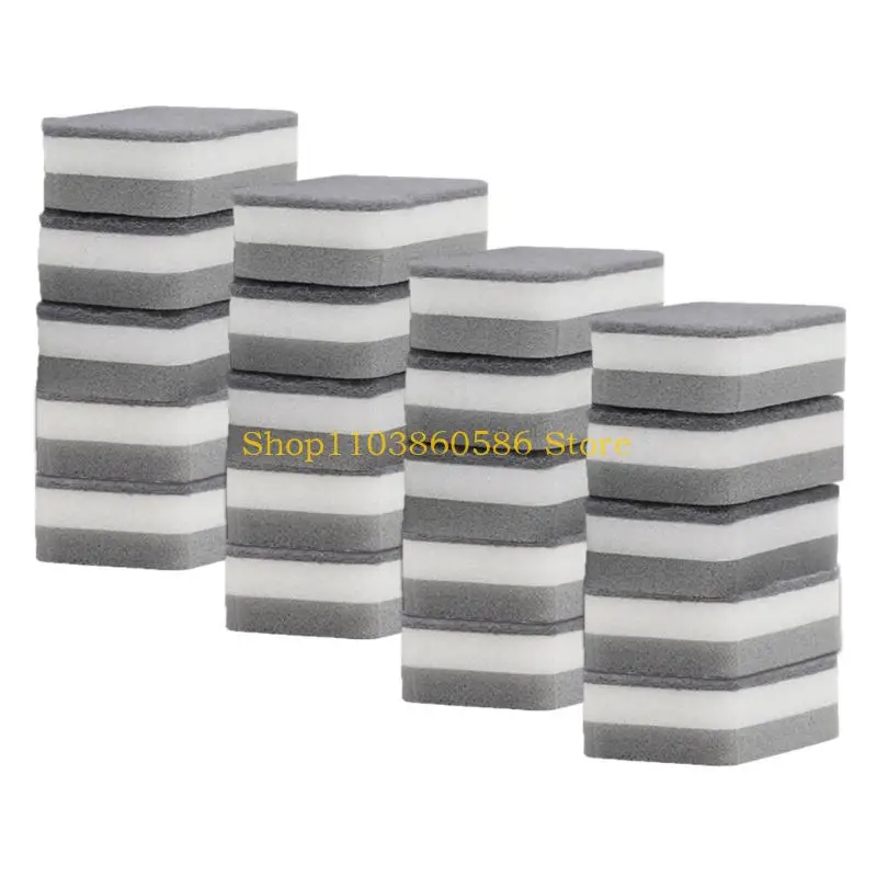 

242A LANG LAST 3 -L -Layer Sponge Scrubber Omestic Cleansing Tool 20pcs для всех зон