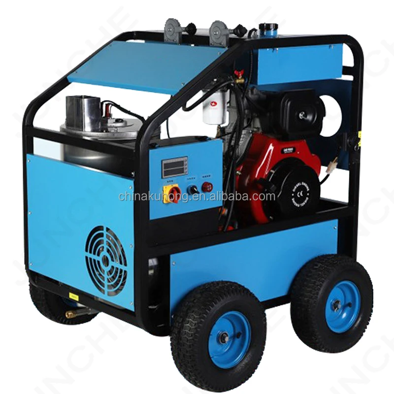 

Kuhong factory 15hp hot pressure washer machine 5000psi oil hot sale hot water pressure washer in van