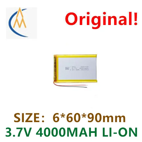 buy more will cheap 3.7V polymer lithium battery 606090-4000mah mobile power tablet computer power bank lithium battery welding