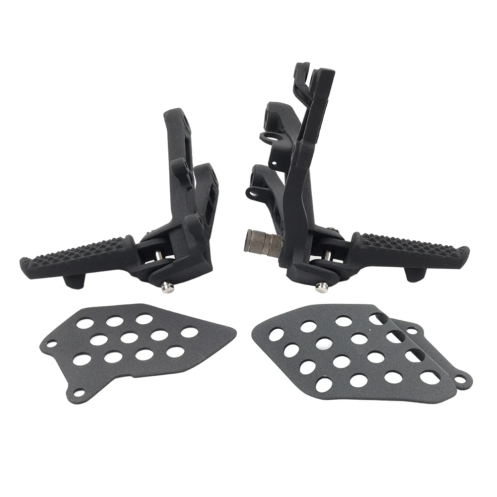 1Pair Motorcycle Front Driver Footrest Foot Pegs Bracket Set For Honda CBR600RR CBR 600RR 2007-2024