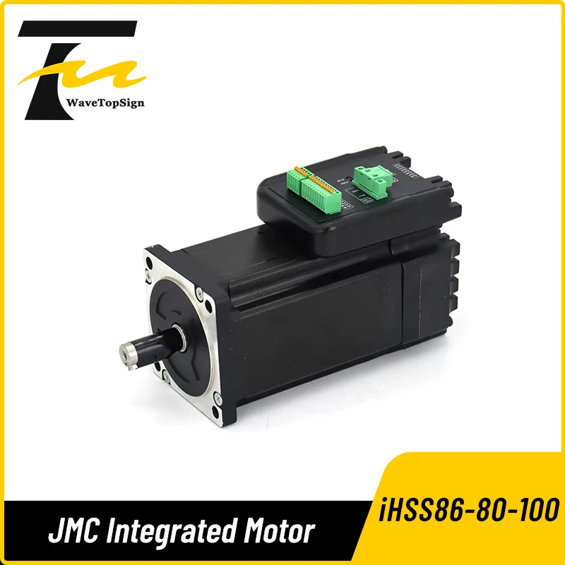 JMC Nema34 9.8Nm 6.0A Integrated Stepper Servo Motor iHSS86-80-100 Closed Loop stepper motor 24-80v Hybrid servo stepper