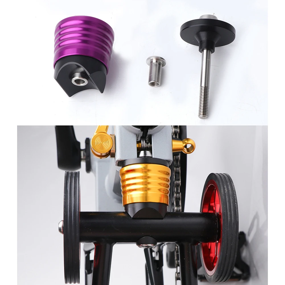 

Bicycle Shock Absorber 73mm Hardened-TPU Shock Absorber For Brompton For P/T/G Line Folding Bike Rear Shocks Accessories
