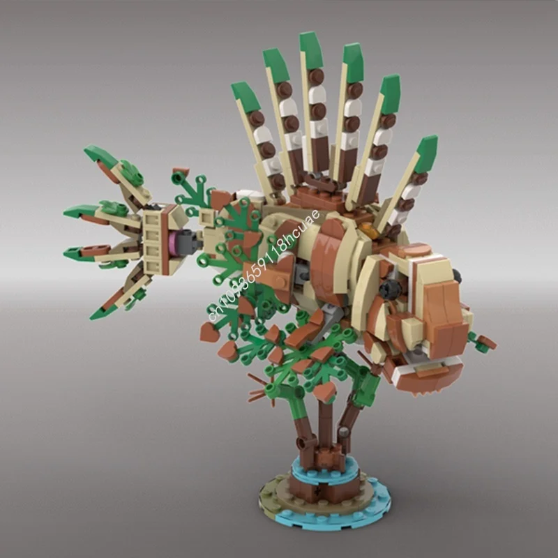 

457 шт. MOC Lionfish Альтернативный сборщик Creator 3 1ed Модель Строительные блоки Рождественский подарок Строительные игрушки Сборка DIY Идея Дети