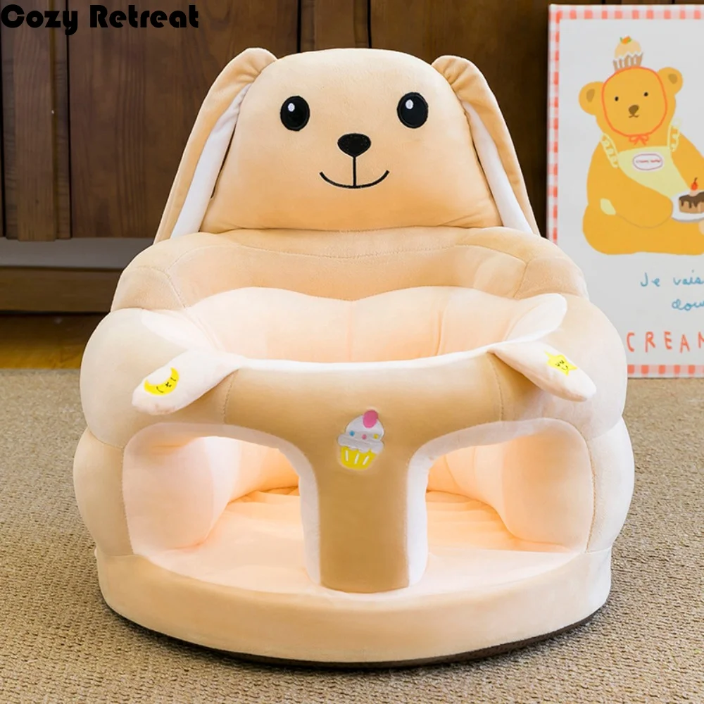 anti-fall-baby-learning-chair-heightened-design-booster-seat-infant-sitting-seat-cartoon-style-comfortable-cushion